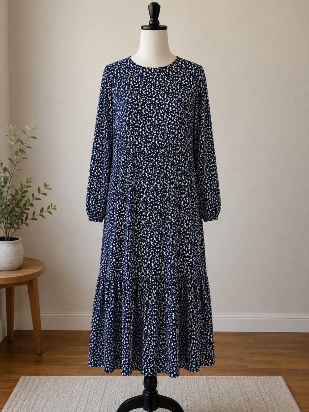 GAP Floral Maxi Dress – Size L Tall